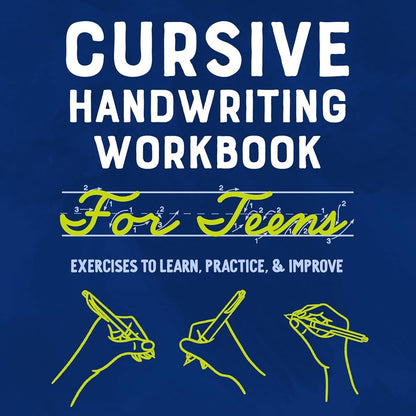 Cursive Handwriting Workbook For Teens