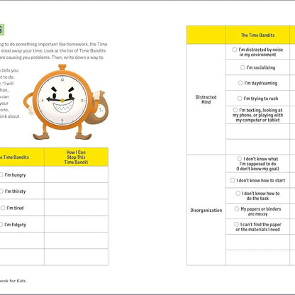 Executive Functioning Workbook For Kids