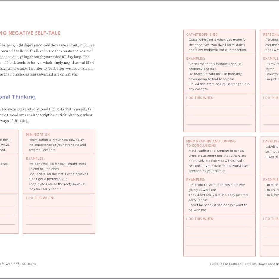 Ultimate Self-Esteem Workbook For Teens