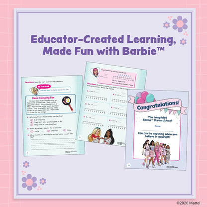 Barbie Dream School Kindergarten Workbook
