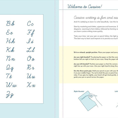 Cursive Handwriting Workbook for Teens and Young Adults