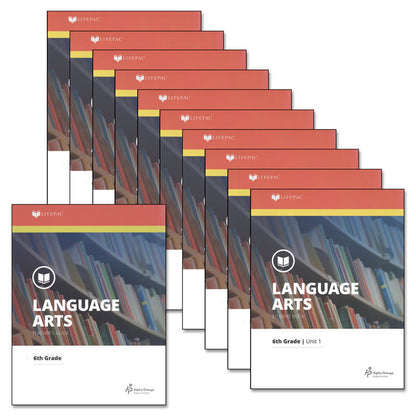 LIFEPAC Language Arts Box Set 6th Grade