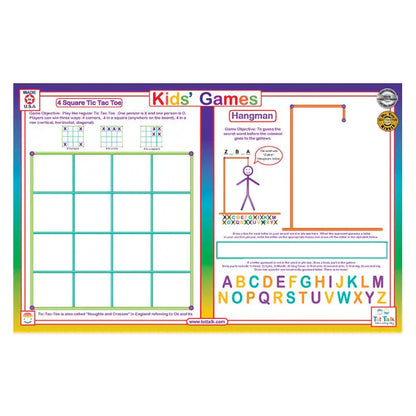 Kids Games Placemat