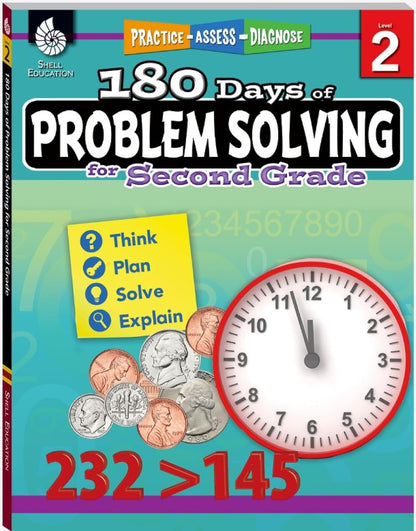 180 Days: Problem Solving for Second Grade