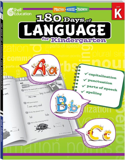 180 Days: Language for Kindergarten