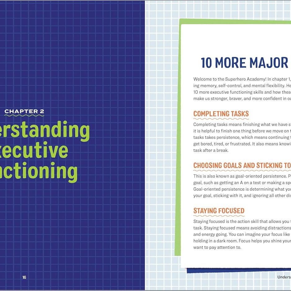 Executive Functioning Workbook For Kids