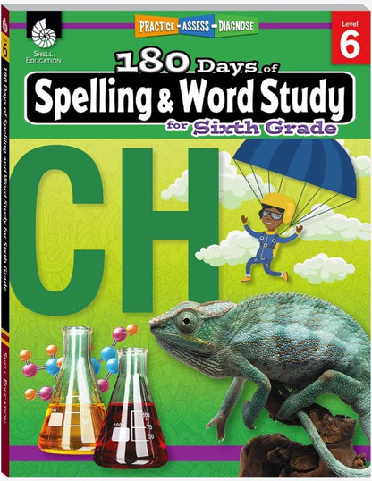 180 Days: Spelling and Word Study for Sixth Grade