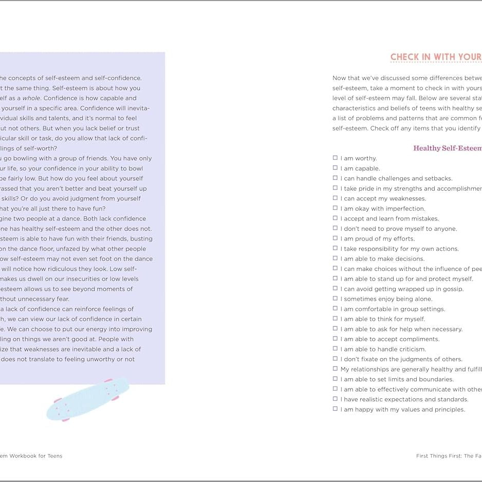 Ultimate Self-Esteem Workbook For Teens