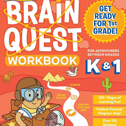 Brain Quest Summer Workbook K & 1