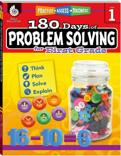180 Days: Problem Solving for First Grade