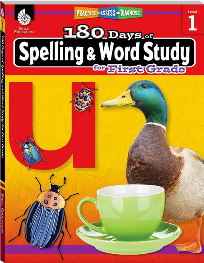 180 Days: Spelling and Word Study for First Grade
