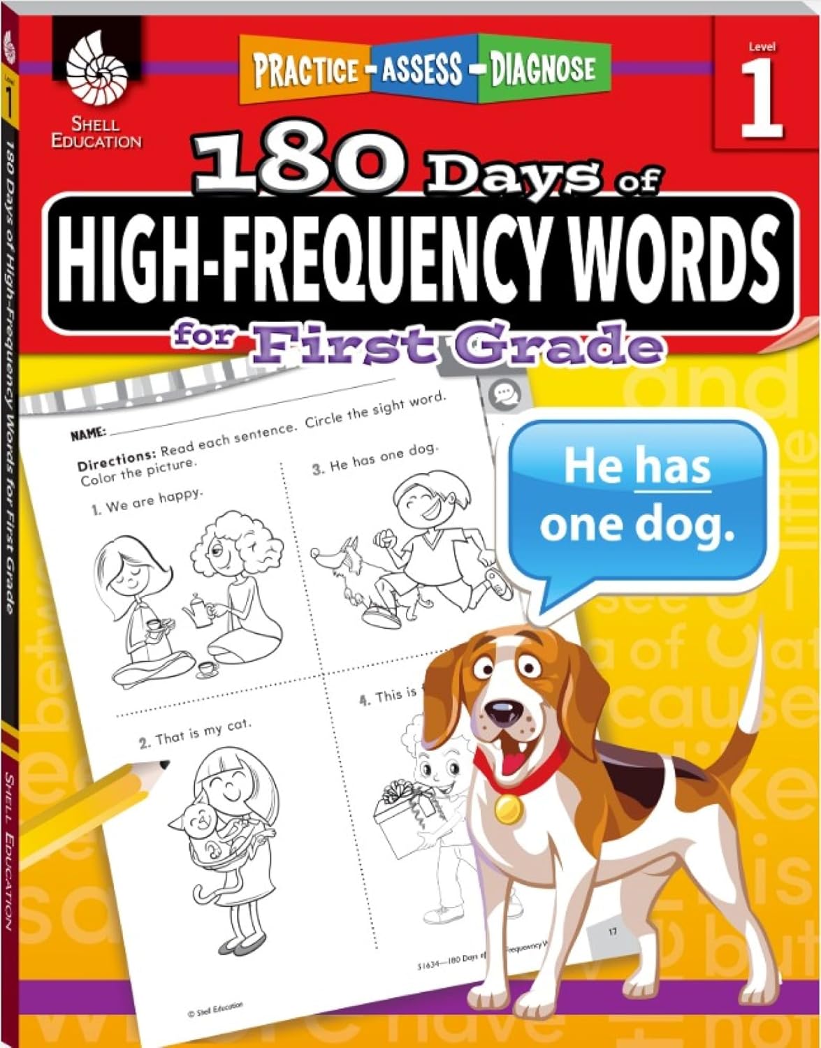 180 Days: High-Frequency Words for First Grade