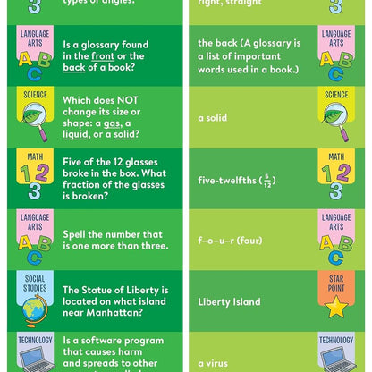 Brain Quest 3rd Grade Smart Cards Revised 5th Edition