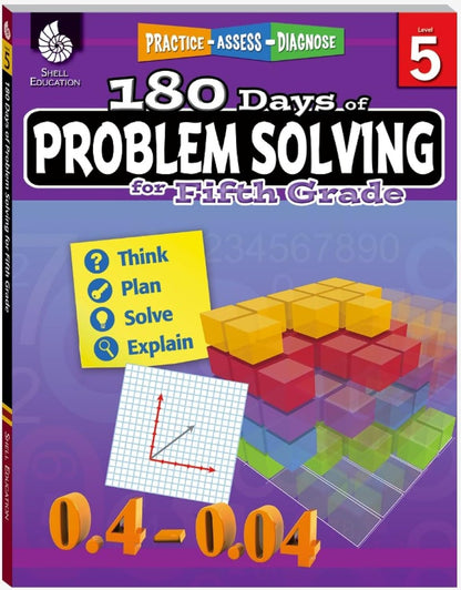 180 Days: Problem Solving for Fifth Grade