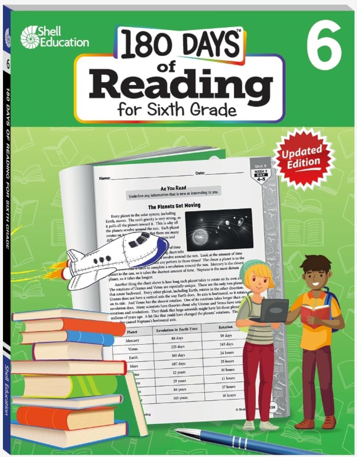 180 Days: Reading for Sixth Grade, 2nd Edition