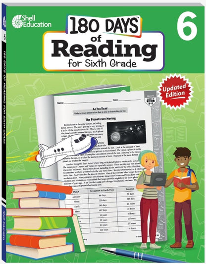 180 Days: Reading for Sixth Grade, 2nd Edition