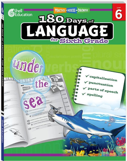 180 Days: Language for Sixth Grade