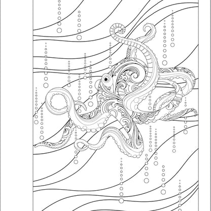 Anxiety Relief Coloring Book For Teens