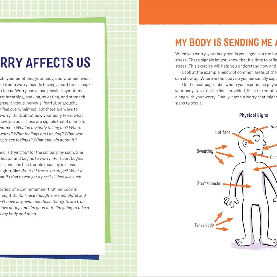 Worry Workbook For Kids
