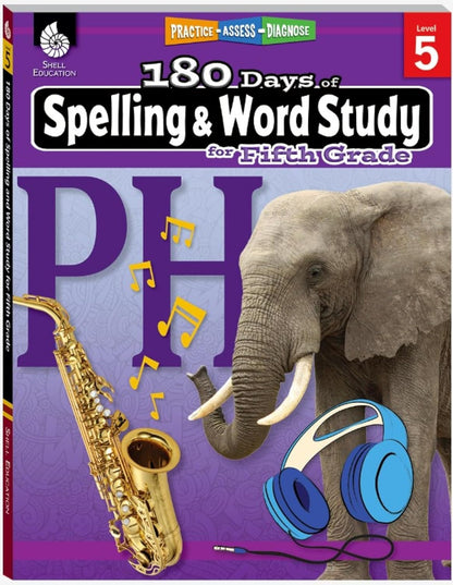 180 Days: Spelling and Word Study for Fifth Grade