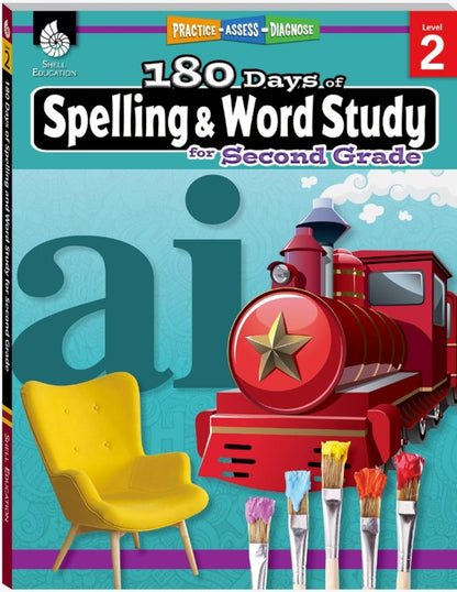180 Days: Spelling and Word Study for Second Grade