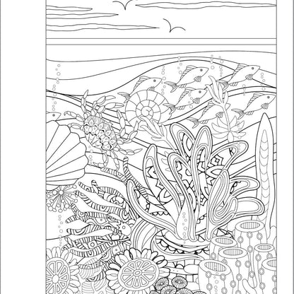 Anxiety Relief Coloring Book For Teens