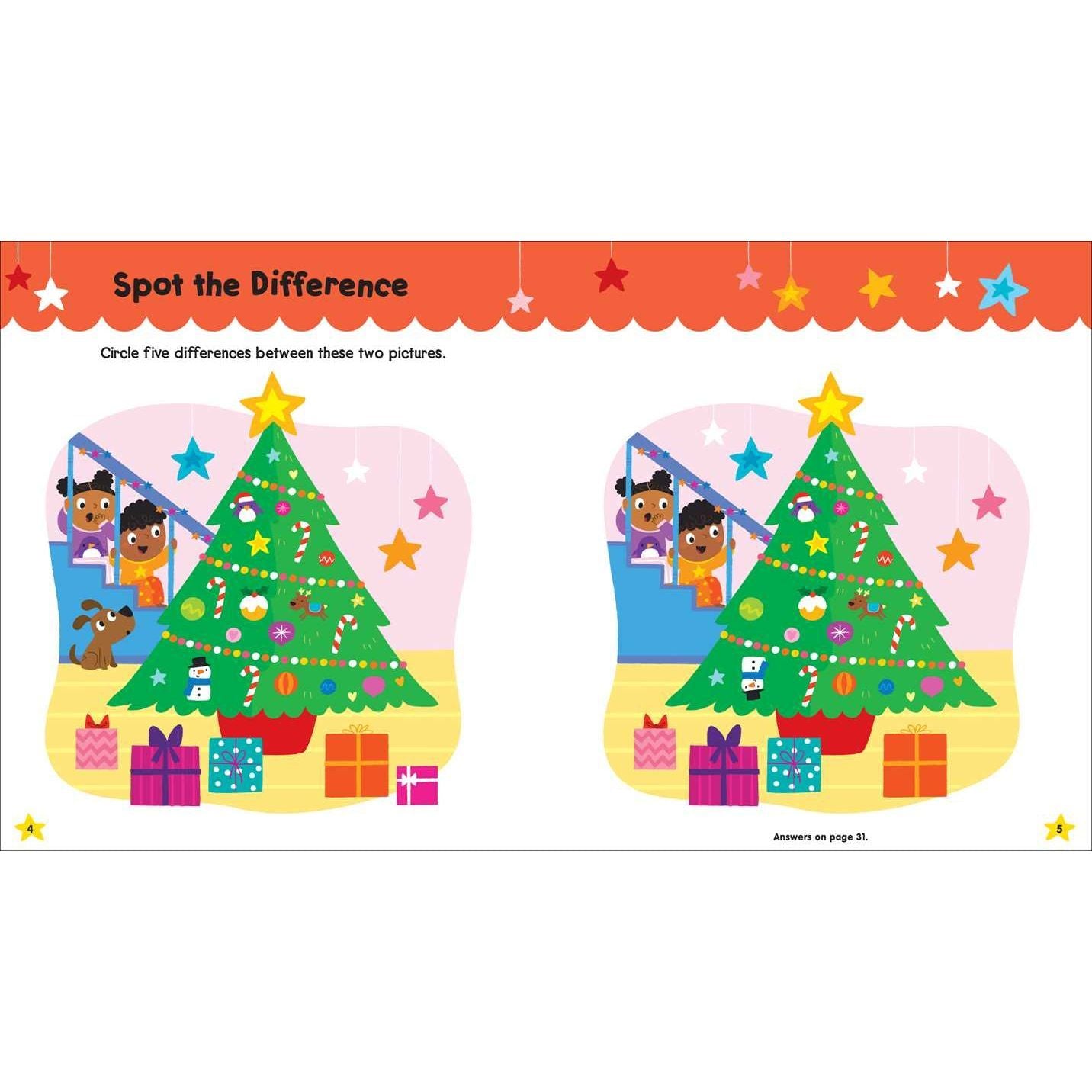 Christmas Super Puffy Stickers Activity Book