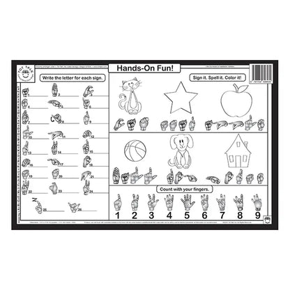 Sign Language Made Simple Placemat