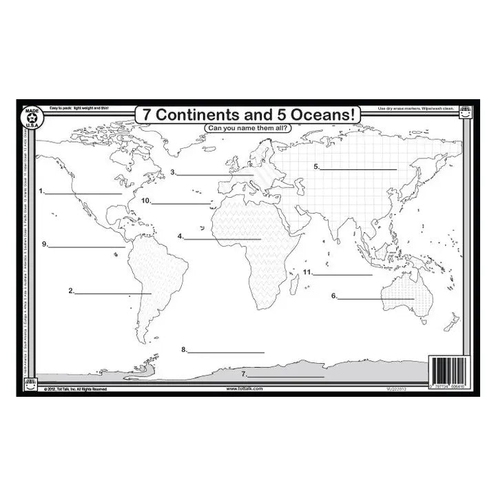 Explore the World Placemat