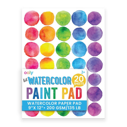 Lil' Watercolor Paint Pad - 9" X 12" (20 Sheets)
