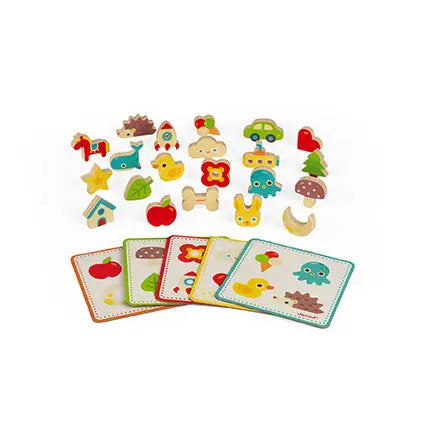 Wooden Memory Touch Recognition Game
