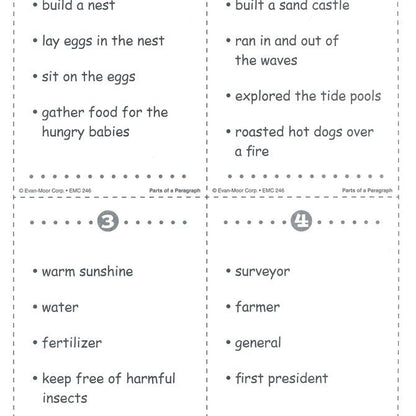Paragraph Writing, Workbook (Grades 2–4)