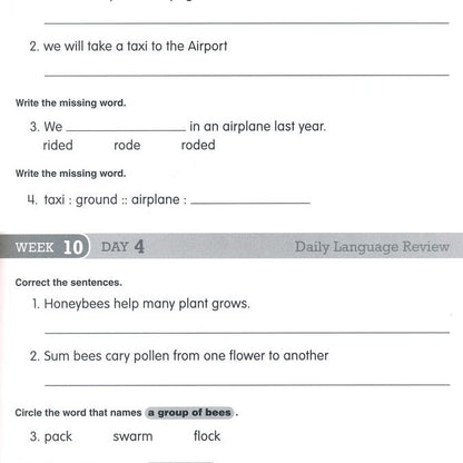 Paragraph Writing, Workbook (Grades 2–4)