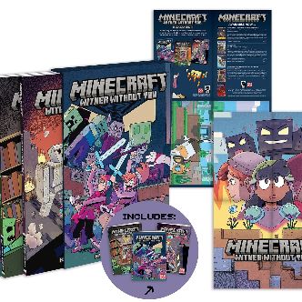 Minecraft Wither Without You Graphic Novel Boxset