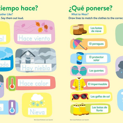 Brain Quest Workbook: Learn Spanish