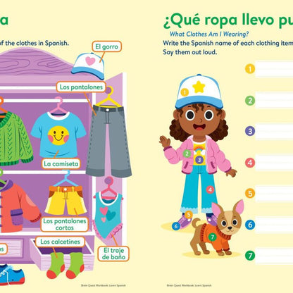 Brain Quest Workbook: Learn Spanish