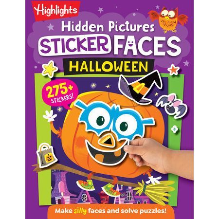 Hidden Pictures Sticker Faces: Halloween