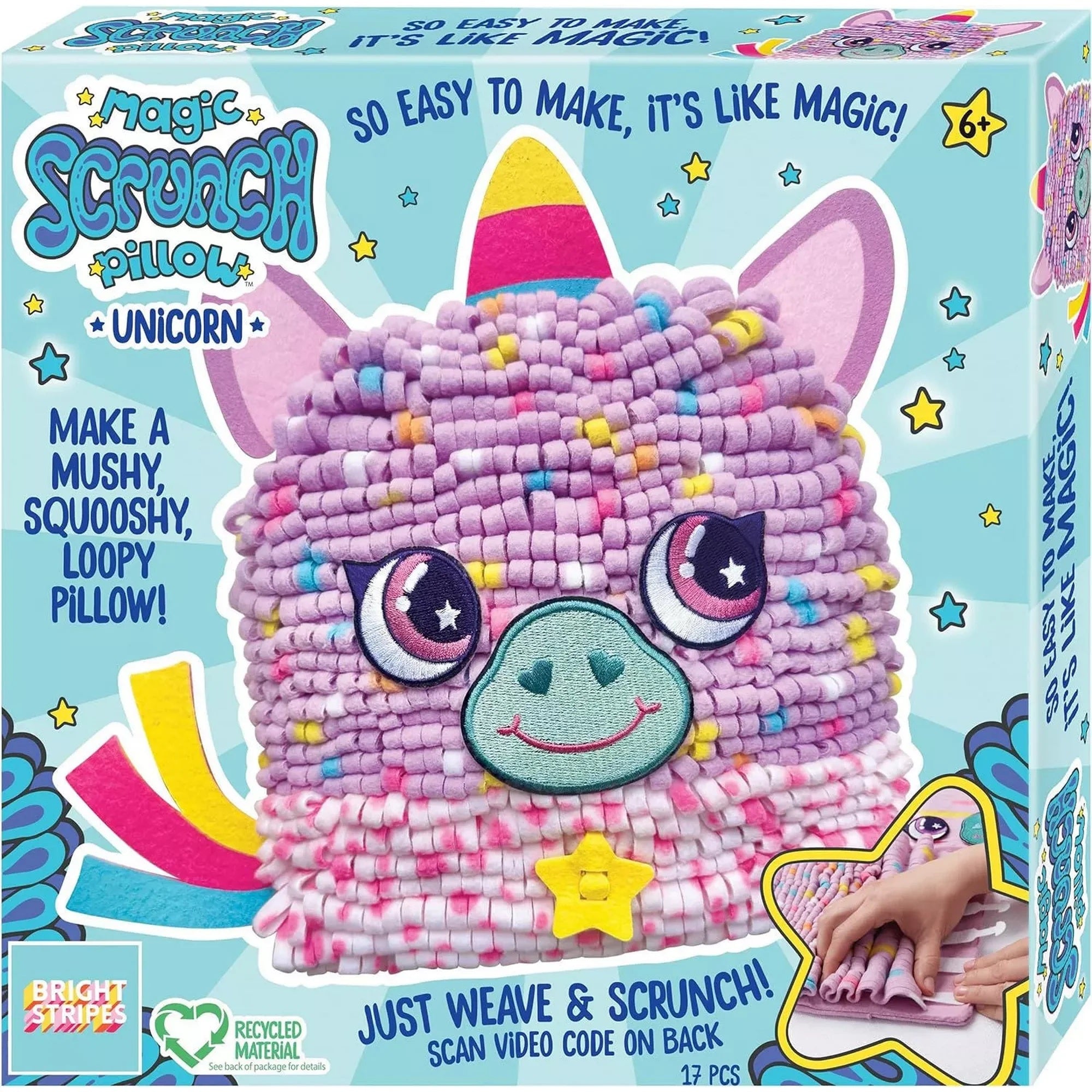 Magic Scrunch Unicorn Pillow