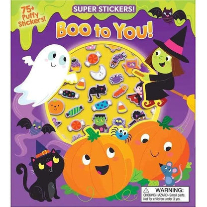 Halloween Super Puffy Stickers! Boo To You! Activity Book