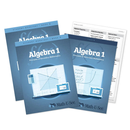 Math U See: Algebra 1, Principles of Secondary Mathematics Bundle