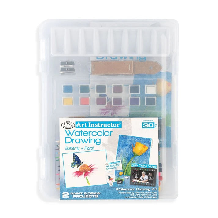 Watercolor Drawing Art Instructor Kit