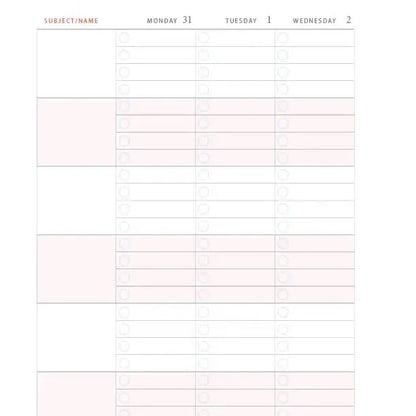 Homeschool Essentials Daily Planner