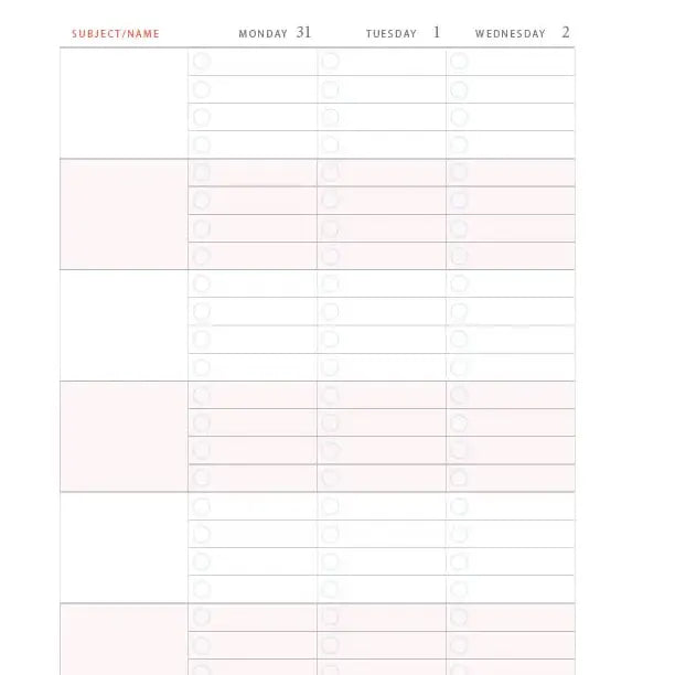 Homeschool Essentials Daily Planner
