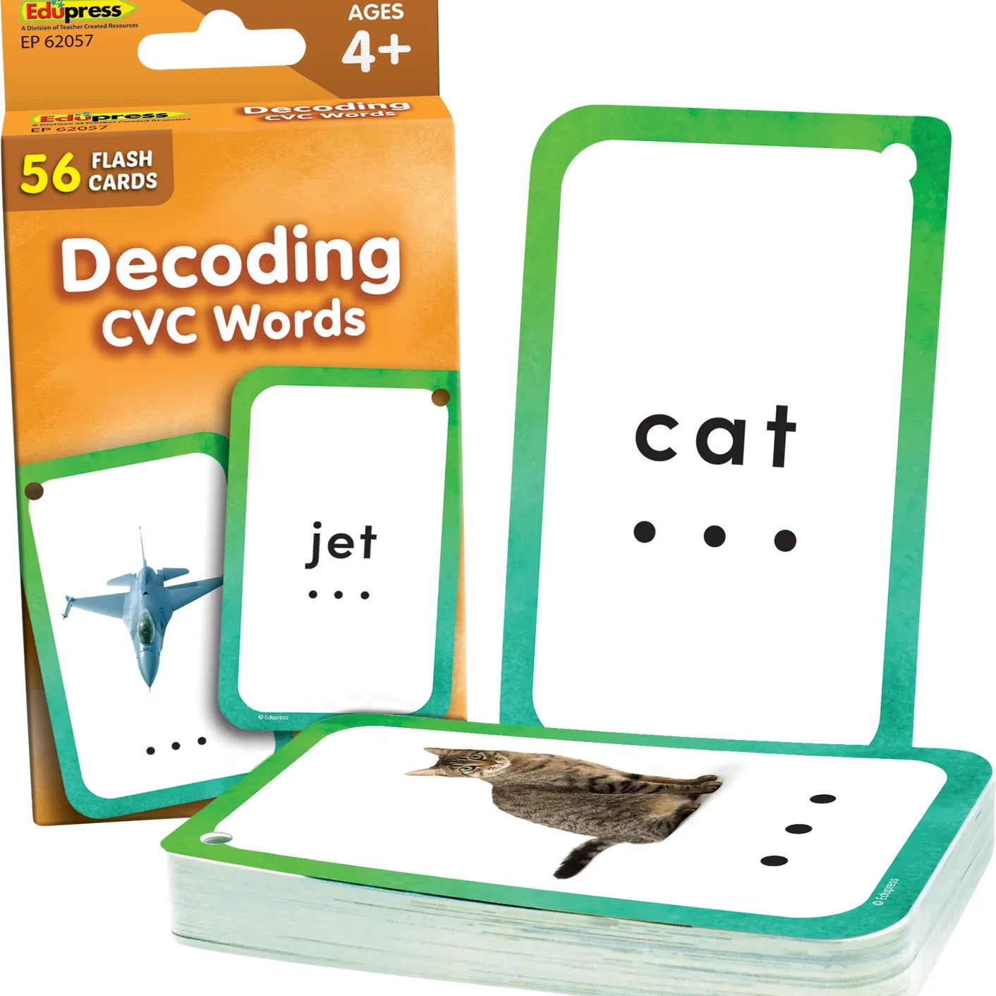 Decoding CVC Words Flash Cards