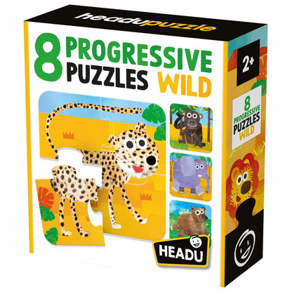 Headu: 8 Progressive Puzzles Wild