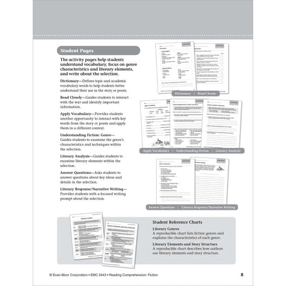Reading Comprehension: Fiction, Teacher Resource Workbook (Grade 3)