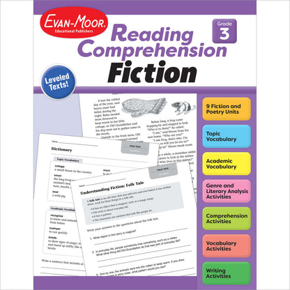Reading Comprehension: Fiction, Teacher Resource Workbook (Grade 3)