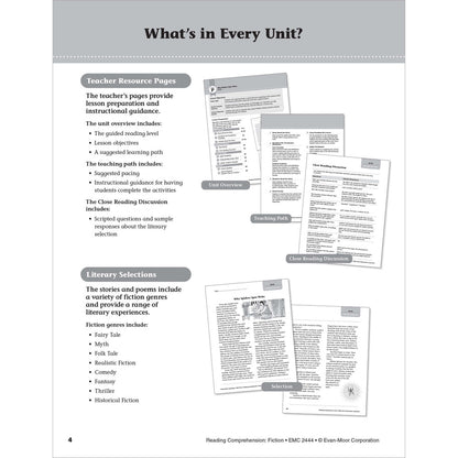 Reading Comprehension: Fiction, Teacher Resource Workbook (Grade 4)