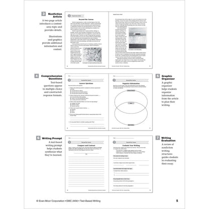 Text-Based Writing Workbook, Grade 6