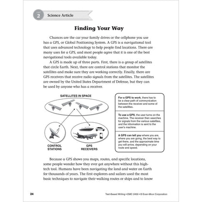 Text-Based Writing Workbook, Grade 6